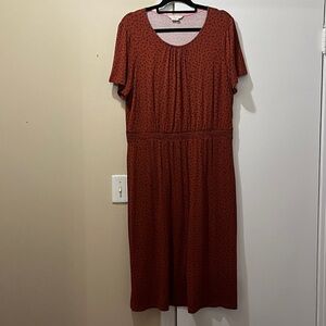 Boden Knit Midi Dress L